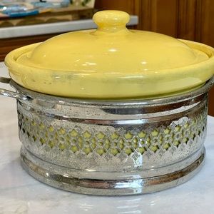Antique Weller Casserole Dish